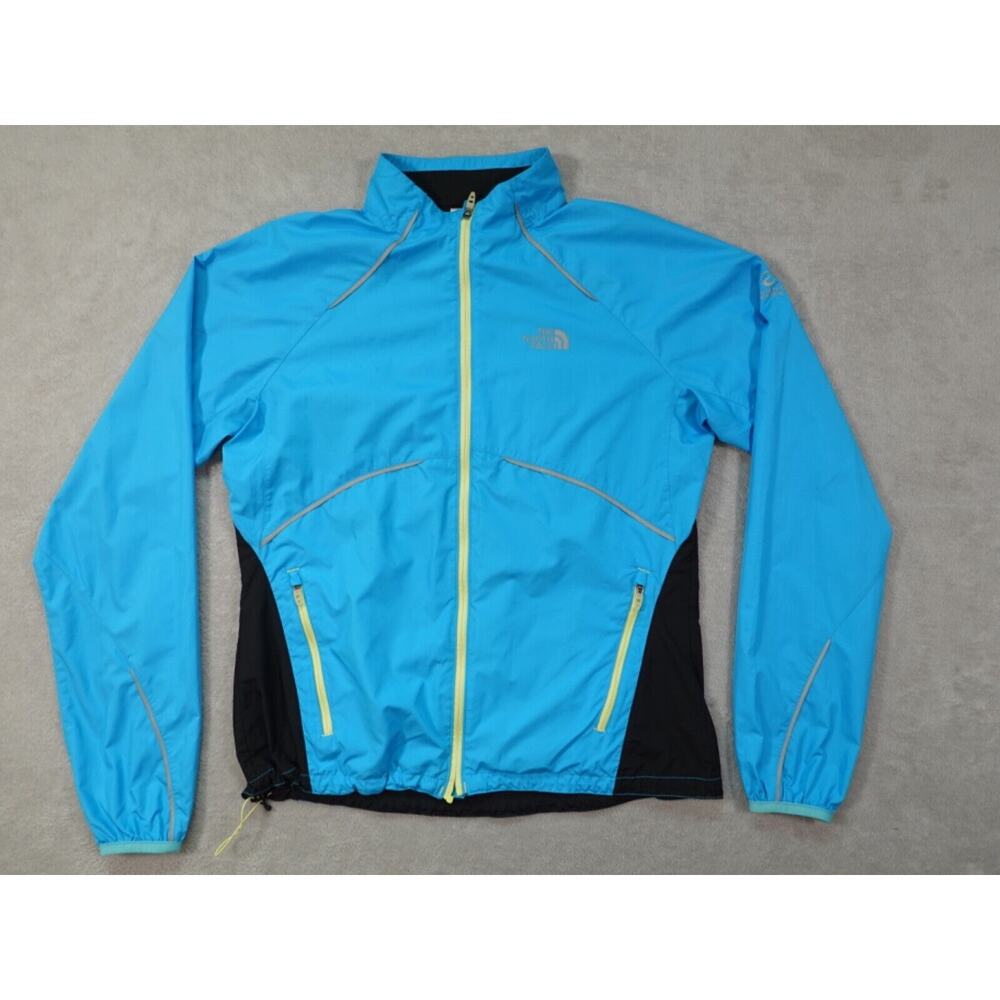 The North Face Womens Blue Full Zip Pockets Jacket Size M